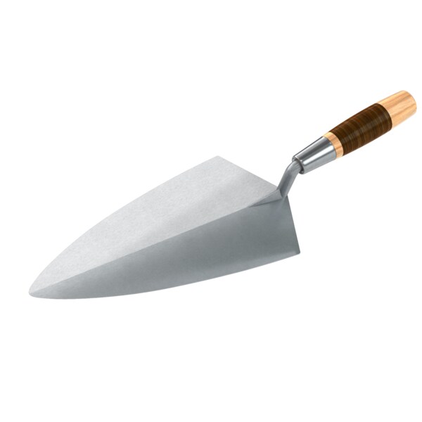 Bon 72-655 Brick Trowel Forged 12" Philadelphia Leather Handle